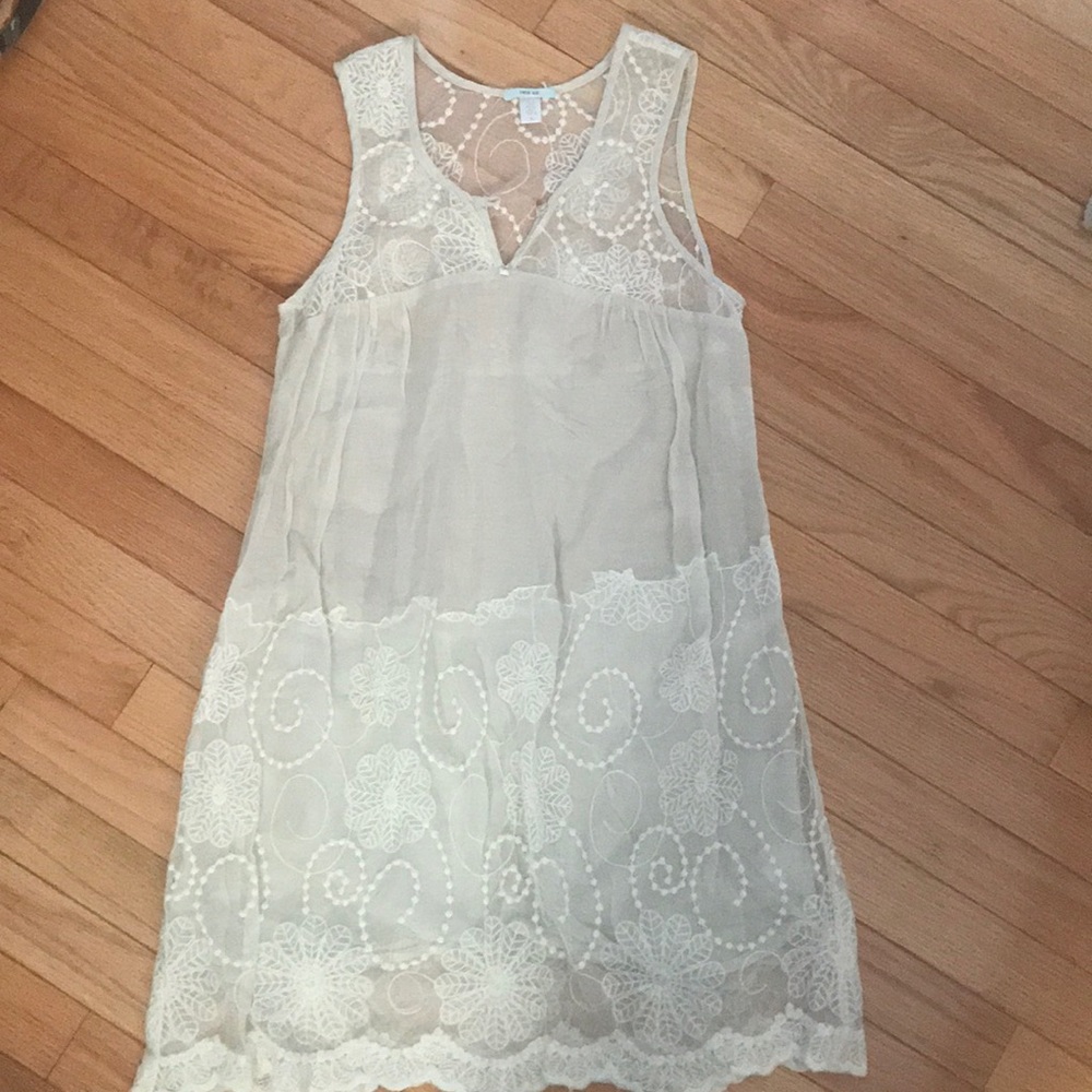 Urban Outfitters Embroidered Dress or Coverup - S
